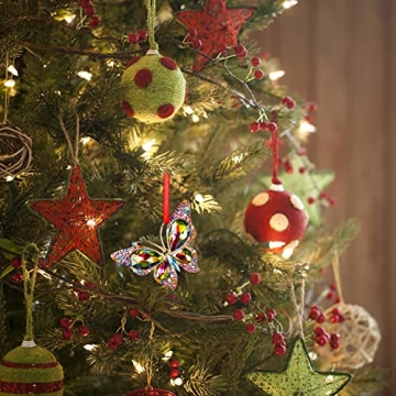 WaaHome Butterfly Christmas Ornaments – Elegant Keepsakes for All