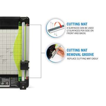 Carl 12210 Heavy-Duty Paper Trimmer - Eco-Friendly 12-Inch Cutter