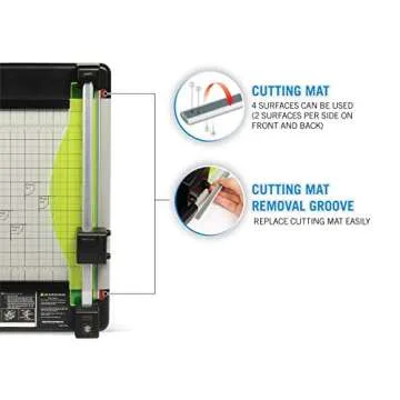 Carl 12210 Heavy-Duty Paper Trimmer - Eco-Friendly 12-Inch Cutter