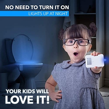 Aomofun Toilet Night Light Motion Sensor Color Changing