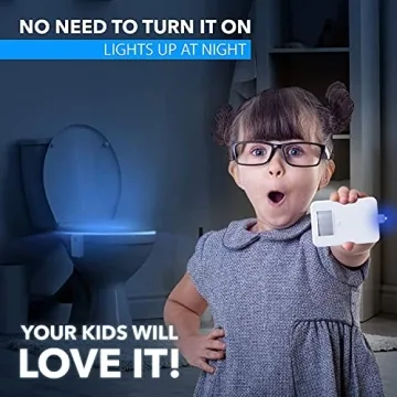 Aomofun Toilet Night Light Motion Sensor Color Changing