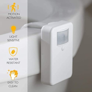 Aomofun Toilet Night Light Motion Sensor Color Changing