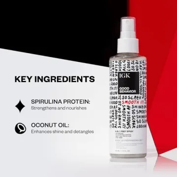 IGK 4-in-1 Prep Spray - Detangle and Heat Protect