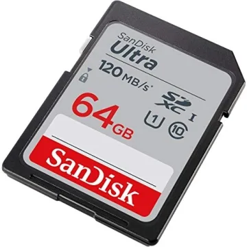 SanDisk 64GB Ultra SDXC UHS-I Card for Fast Photos