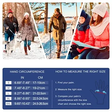 Thermal Touchscreen Winter Gloves for All Activities
