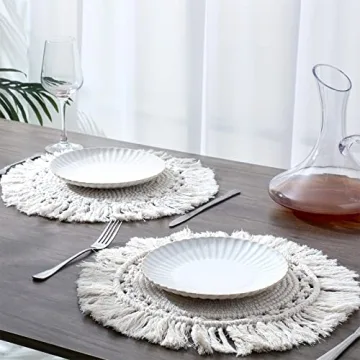 Stylish Handmade Boho Placemats for Dining and Decor