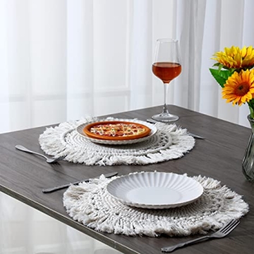 Stylish Handmade Boho Placemats for Dining and Decor