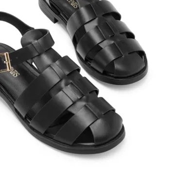 DREAM PAIRS Fisherman Gladiator Flat Sandals for Women