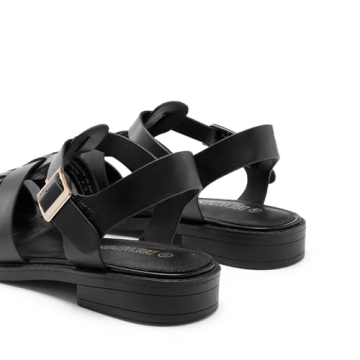 DREAM PAIRS Fisherman Gladiator Flat Sandals for Women