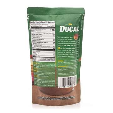 Ducal Refried Red Beans Pouch 8 oz - Quick Vegetarian Delight