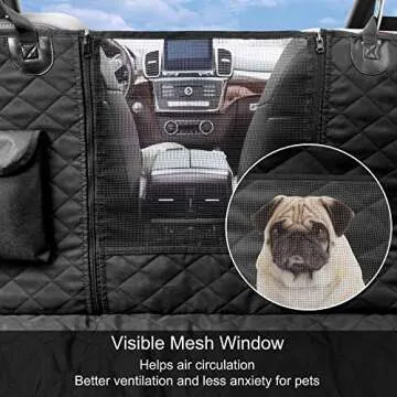 Femuar Dog Car Seat Cover - Waterproof, Nonslip