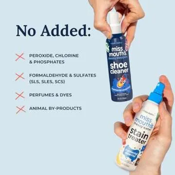 Miss Mouth's Messy Eater Stain Treater and Messy Steppers Shoe Cleaner Starter Pack