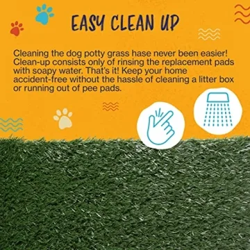 Pee Pads for Dogs - Set of 3 Washable Indoor Potty Training Mats