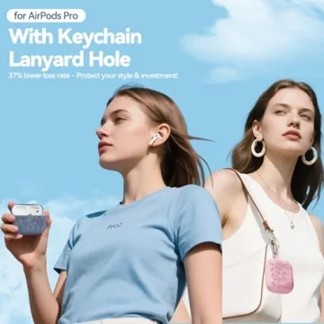 Ekoonpft Floral Silicone Case for AirPods Pro 2 with Cleaner Kit