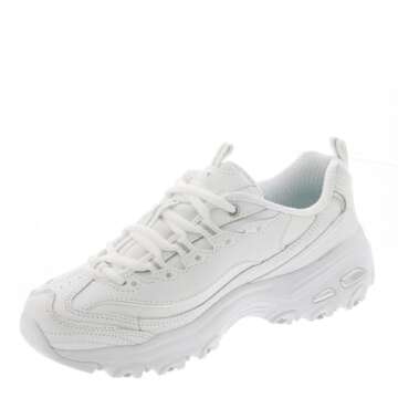 Skechers D'lites Fresh Start Women's Wide Sneaker in White