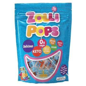 Zollipops Clean Teeth Lollipops, 5.2 Ounce, 3 Count - Anti-Cavity, Sugar-Free Candy for a Healthy Sm...