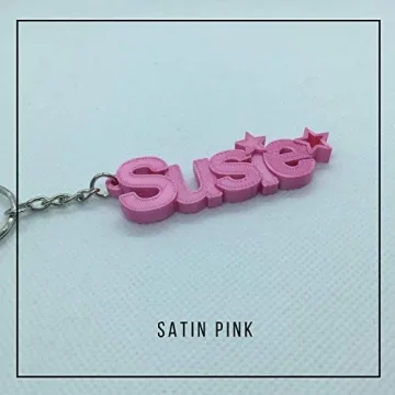 Custom Personalised Keyrings for Kids, Unique Name Tags