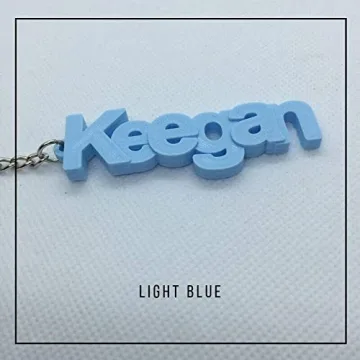 Custom Personalised Keyrings for Kids, Unique Name Tags