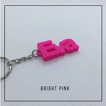 Custom Personalised Keyrings for Kids, Unique Name Tags