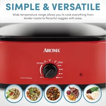 AROMA 18Qt. Roaster Oven for Perfect Holiday Cooking
