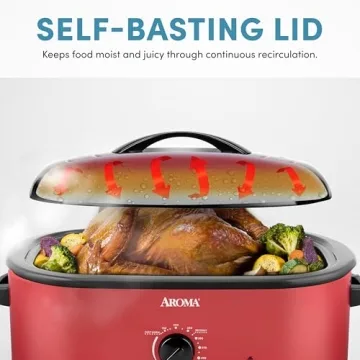 AROMA 18Qt. Roaster Oven for Perfect Holiday Cooking