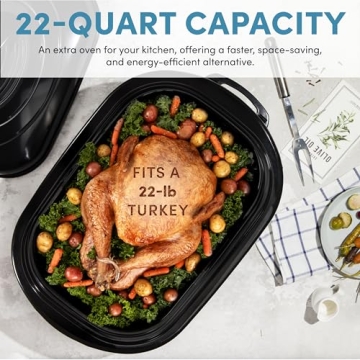 AROMA 18Qt. Roaster Oven for Perfect Holiday Cooking