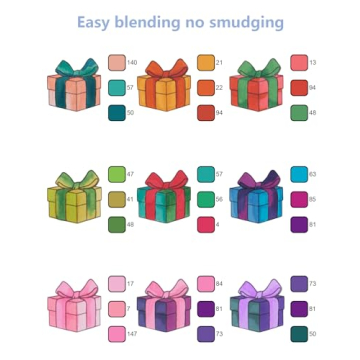 anngrowy 80 Colors Alcohol Based Markers Set for Coloring