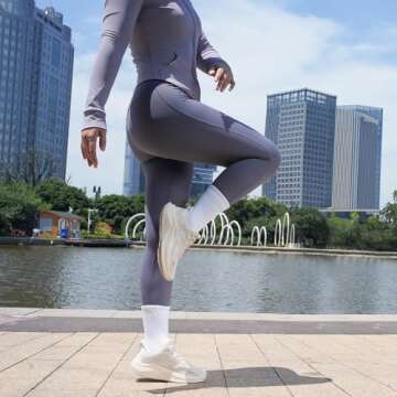 Hawkwell Women's Cloud Zero Active Cushion Breathable Tennis Walking Fashion Sneakers Gym Nursing Me...