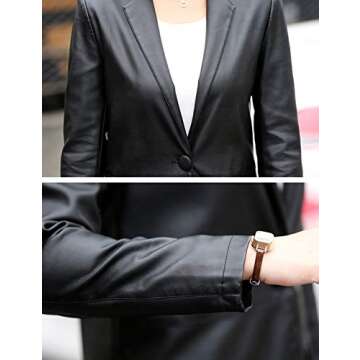 Stylish Tanming Women's Faux Leather Jacket for All Occasions