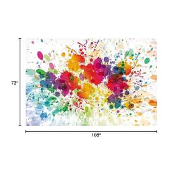 Fun Express - Paint Splattered Backdrop Banner for Art Party - VBS Vacation Bible School Supplies/De...