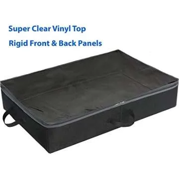 Simple Houseware Under Bed Storage Bins 2 Pack