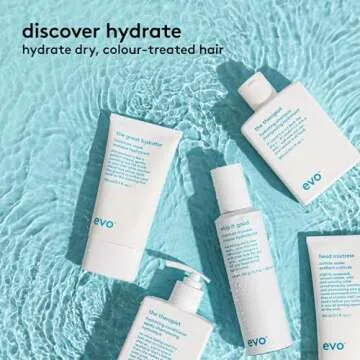 EVO The Therapist Hydrating Shampoo - Hydrates, Strengthen and Softens Whilst Improving Shine - Protects Colour Treated Hair, Helps to Detangle - 300ml / 10.1fl.oz