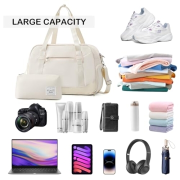 LONG VACATION Women's Travel Duffel Bag for Gym and Travel