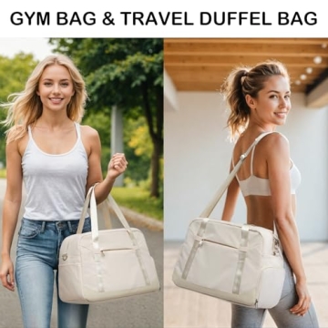 LONG VACATION Women's Travel Duffel Bag for Gym and Travel