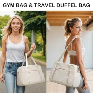 LONG VACATION Women's Travel Duffel Bag for Gym and Travel