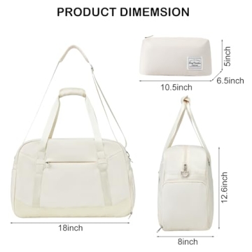 LONG VACATION Women's Travel Duffel Bag for Gym and Travel