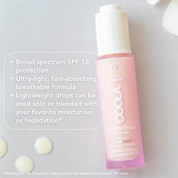 COOLA Organic Sun Silk Drops and Face Moisturizer SPF 30