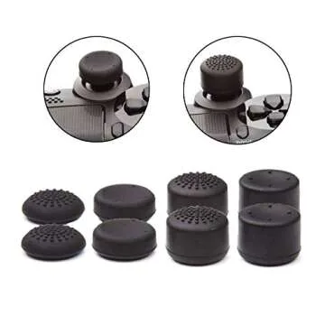 PS5 Controller Skins Set with Grips - Anti-Slip & Stylish