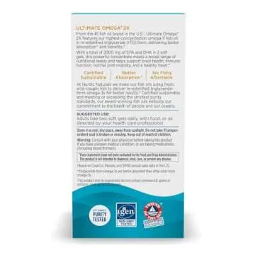 Nordic Naturals Ultimate Omega 2X Soft Gels - High-Potency Omega-3