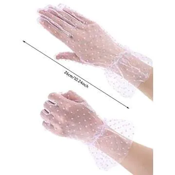 Elegant Boao Women Lace Gloves for Weddings & Tea Parties