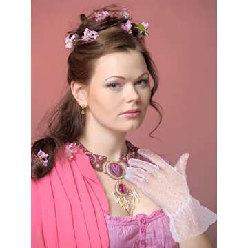 Elegant Boao Women Lace Gloves for Weddings & Tea Parties