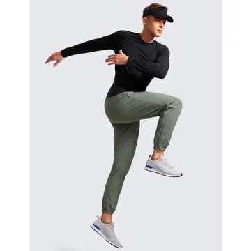 CRZ YOGA Lightweight Joggers with Ankle Zippers