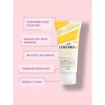 Curlsmith Hair Makeup Gold - Vegan Temporary Color Gel