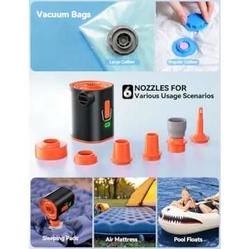 JOYROOM Compact Electric Air Pump for Inflatables