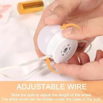 Pretmess Vanity Lights for Mirrors - Adjustable Brightness & Color