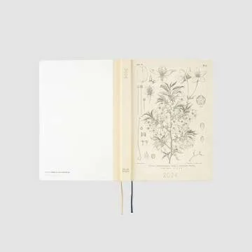 Hobonichi Techo 2024 A5 Planner with Botanical Art