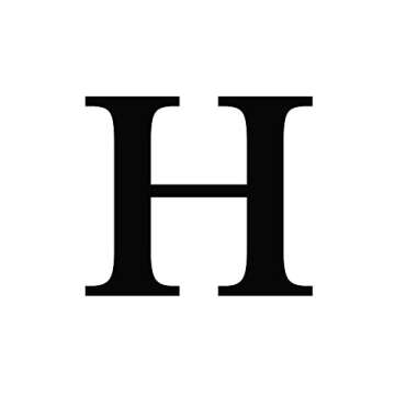 Kendra Scott Letter H Pendant Necklace for Women, Fashion Jewelry, 14k Gold-Plated Brass, Gold Metal, Letter H