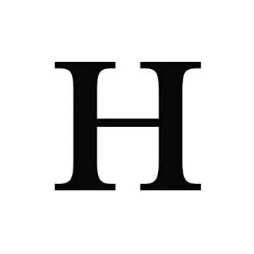 Kendra Scott Letter H Pendant Necklace for Women, Fashion Jewelry, 14k Gold-Plated Brass, Gold Metal, Letter H