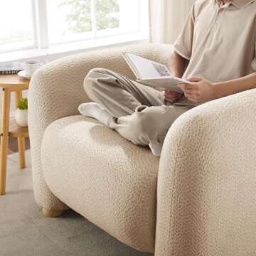 Elevyoliv Mid Century Modern Accent Chair for Living Room