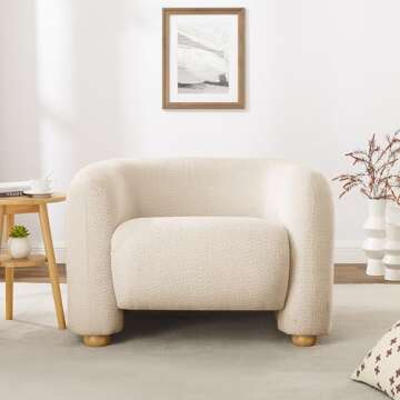 Elevyoliv Mid Century Modern Accent Chair for Living Room